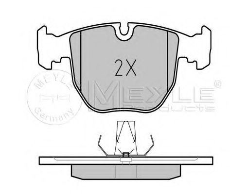MEYLE 025 214 8619 Brake Pad Set, disc brake